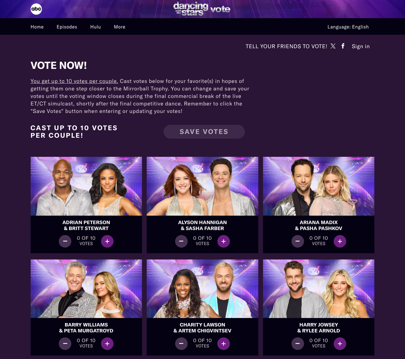 Dancing With The Stars Voting and PlayAlong Mechanics Case Study